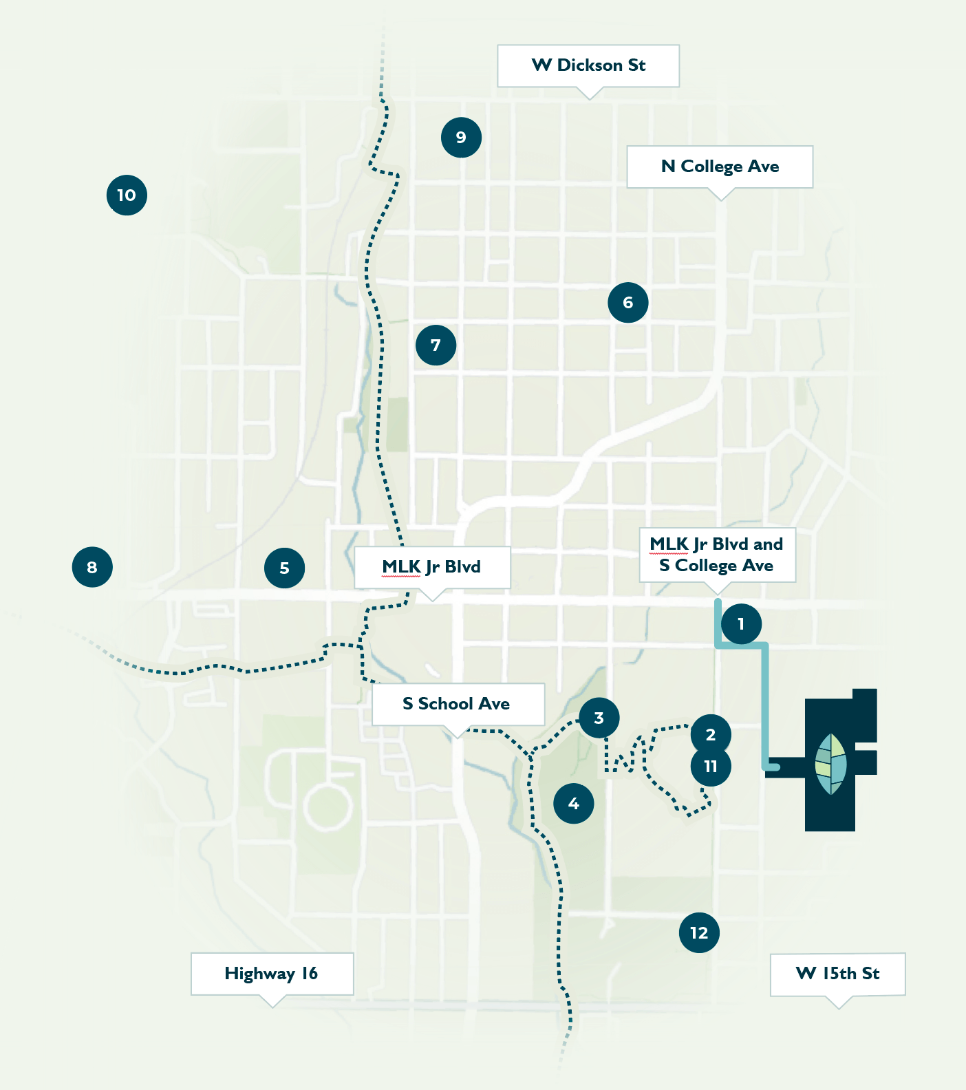 Willow Bend location map
