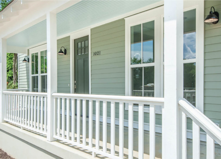 Photograph of front porch